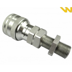 Szybkozłącze hydrauliczne gniazdo long M18x1.5 gwint zewnętrzny EURO (9100818GL) (ISO 7241-A) Waryński