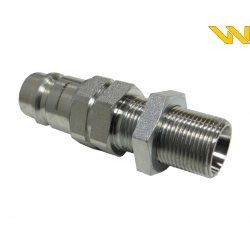 Szybkozłącze hydrauliczne wtyczka long M22x1.5 gwint zewnętrzny EURO (9100822W) (ISO 7241-A) Waryński